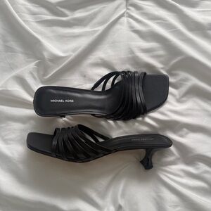 Michael Kors Black Strappy Heels